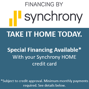 Synchrony Main Financing Page Banner. Click to apply for credit.