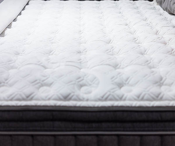 Pillow top king size mattress.