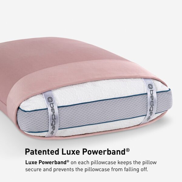 06 Dri Tec Blush Luxe Powerband Pillowcase BEDGEAR