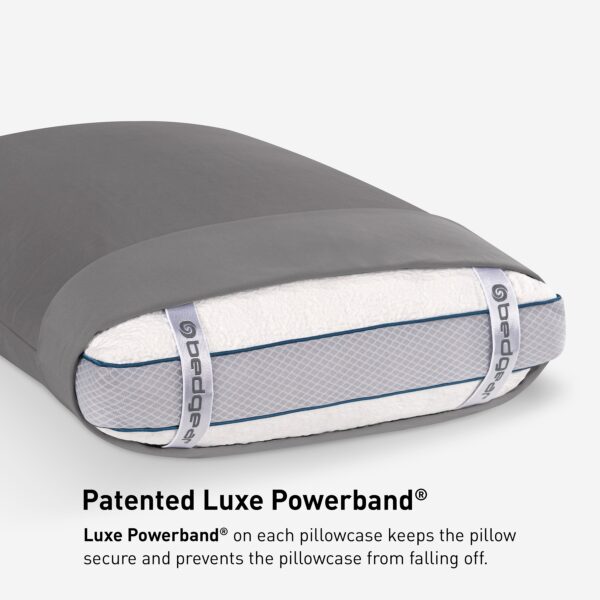 06 Dri Tec Grey Luxe Powerband Pillowcase BEDGEAR