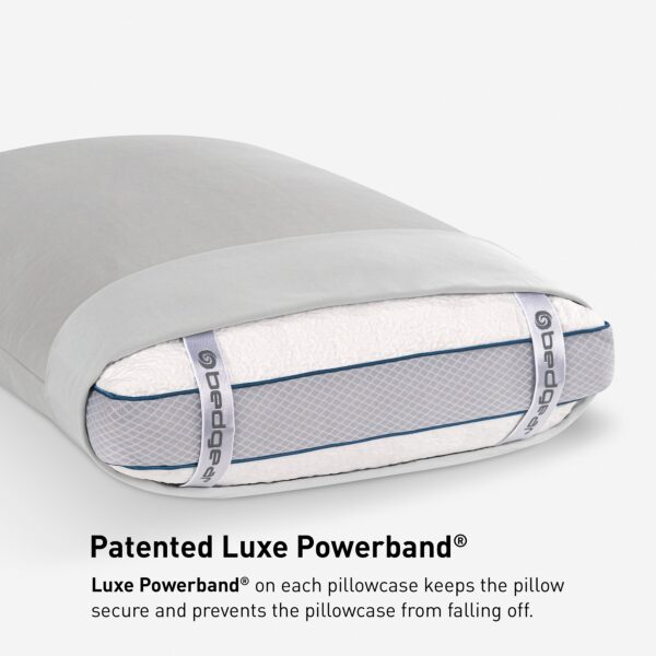 06 Dri Tec Light Grey Luxe Powerband Pillowcase BEDGEAR