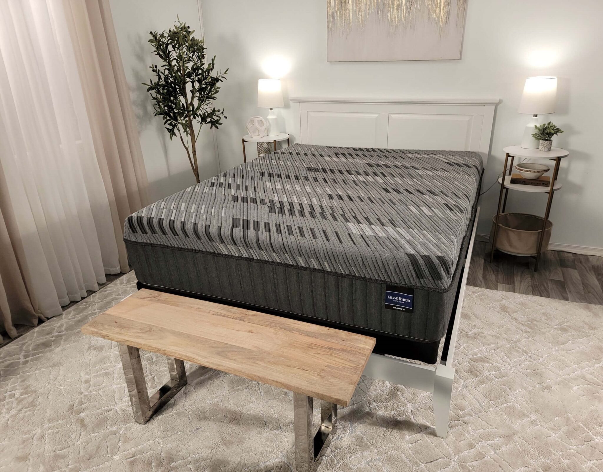 Buy Spring Air Grand Hybrid Titanium Gentle Firm Mattress